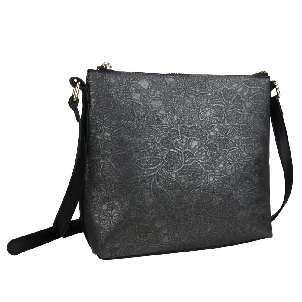 Floral Emboss Design Cross-body